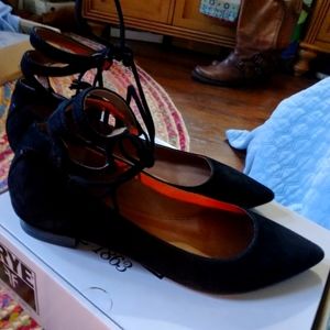 Frye Sienna Ghillie Ballet Flat